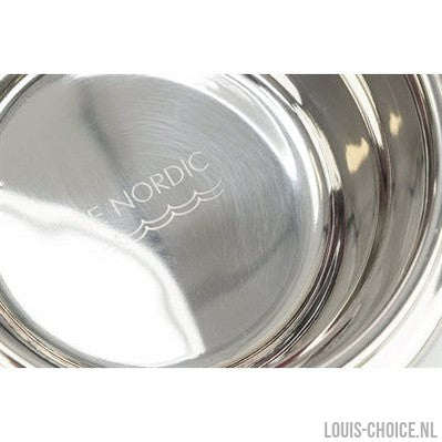 Trixie Be Nordic Set Voerbak / Waterbak Hout / Rvs Wit-TRIXIE-Louis Choice
