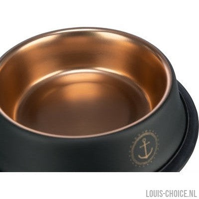Trixie Be Nordic Voer / Waterbak Rvs / Rubber Zwart / Brons-TRIXIE-Louis Choice