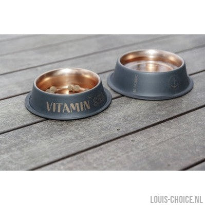 Trixie Be Nordic Voer / Waterbak Rvs / Rubber Zwart / Brons-TRIXIE-Louis Choice