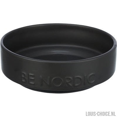 Trixie Be Nordic Voerbak Hond Keramiek / Rubber Zwart-TRIXIE-Louis Choice