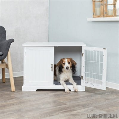 Trixie Benche Home Kennel Hond / Kat Wit-TRIXIE-Louis Choice