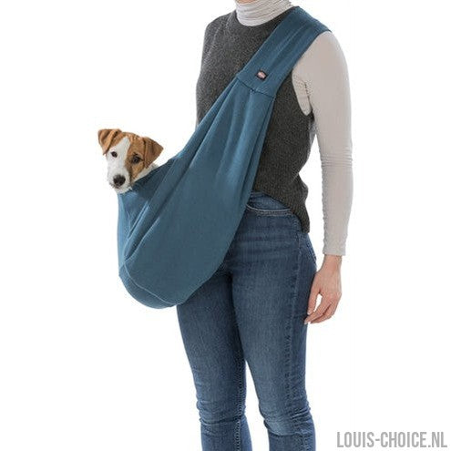 Trixie Draagtas Buikdrager Sling Blauw / Grijs-TRIXIE-Louis Choice