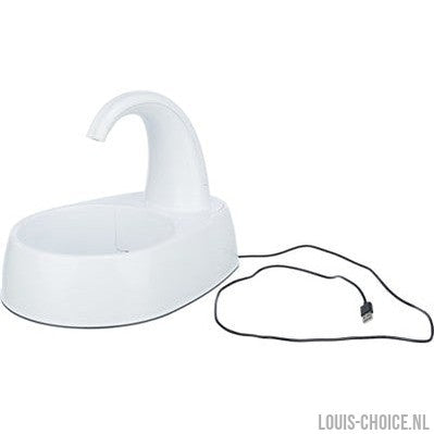 Trixie Drinkfontein Curved Stream Kunststof Wit-TRIXIE-Louis Choice