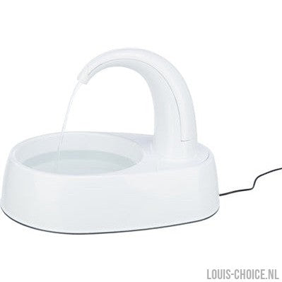 Trixie Drinkfontein Curved Stream Kunststof Wit-TRIXIE-Louis Choice