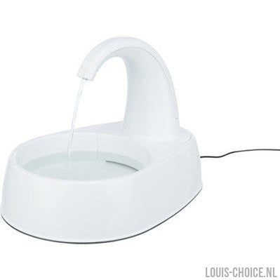 Trixie Drinkfontein Curved Stream Kunststof Wit-TRIXIE-Louis Choice