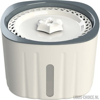 Trixie Drinkfontein Flower Kunststof Wit / Grijs-TRIXIE-Louis Choice
