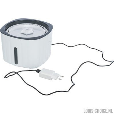 Trixie Drinkfontein Flower Kunststof Wit / Grijs-TRIXIE-Louis Choice