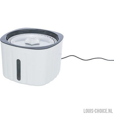 Trixie Drinkfontein Flower Kunststof Wit / Grijs-TRIXIE-Louis Choice