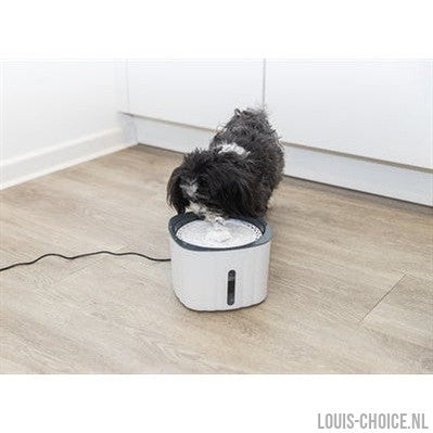 Trixie Drinkfontein Flower Kunststof Wit / Grijs-TRIXIE-Louis Choice