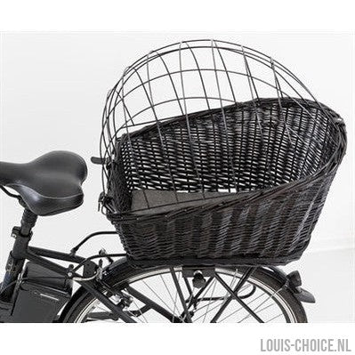 Trixie Fietsmand Met Draadkoepel Achterop Zwart-TRIXIE-Louis Choice