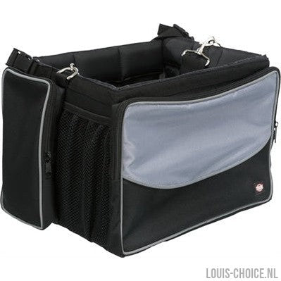 Trixie Fietsmand Voor Aan Stuur Nylon Zwart / Grijs-TRIXIE-Louis Choice
