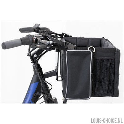 Trixie Fietsmand Voor Aan Stuur Nylon Zwart / Grijs-TRIXIE-Louis Choice