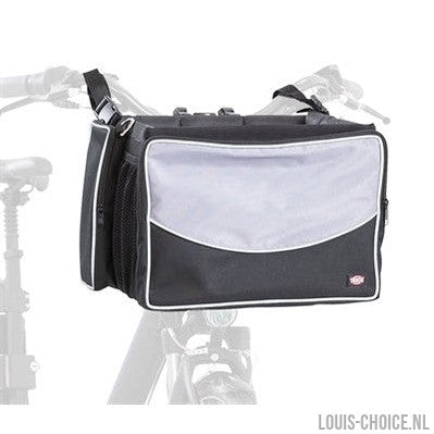 Trixie Fietsmand Voor Aan Stuur Nylon Zwart / Grijs-TRIXIE-Louis Choice