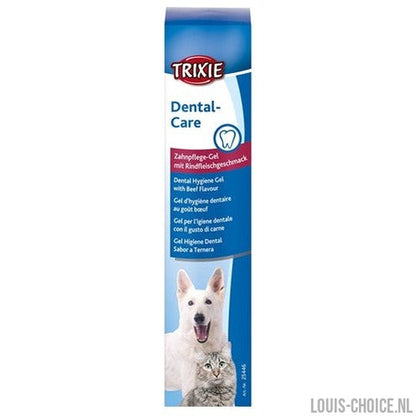 Trixie Gebitsverzorgende Gel Met Rundvleessmaak-TRIXIE-Louis Choice