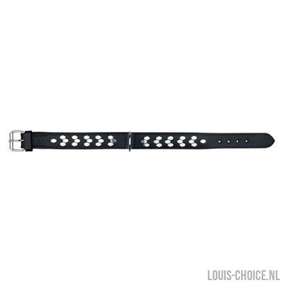 Trixie Halsband Hond Active Leer Met Applicaties Zwart-TRIXIE-Louis Choice