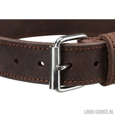 Trixie Halsband Hond Rustic Vetleer Donkerbruin-TRIXIE-Louis Choice
