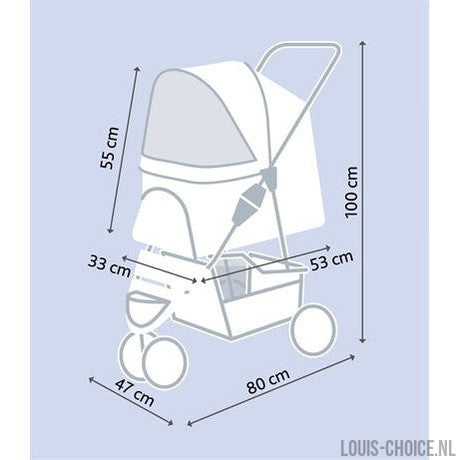 Trixie Hondenbuggy Zwart-TRIXIE-Louis Choice