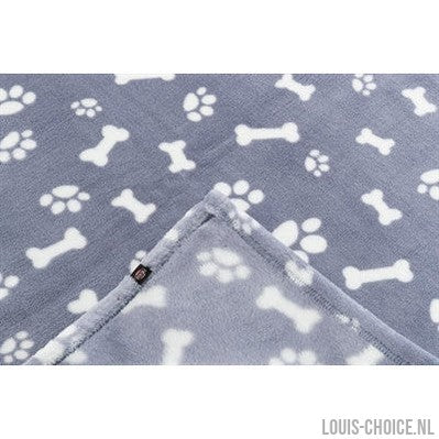 Trixie Hondendeken Kenny Fleece Bot / Pootjes Blauw-TRIXIE-Louis Choice