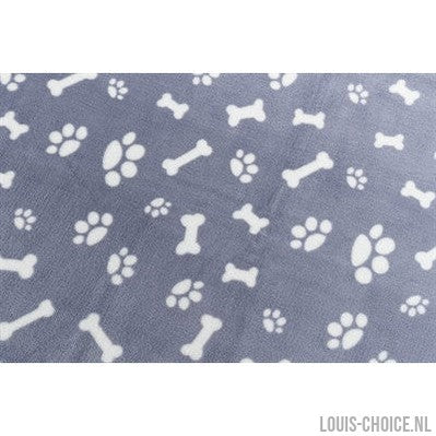 Trixie Hondendeken Kenny Fleece Bot / Pootjes Blauw-TRIXIE-Louis Choice