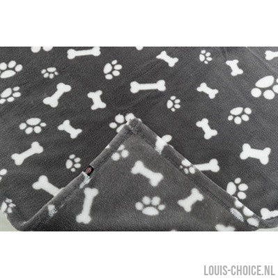 Trixie Hondendeken Kenny Fleece Bot / Pootjes Grijs-TRIXIE-Louis Choice