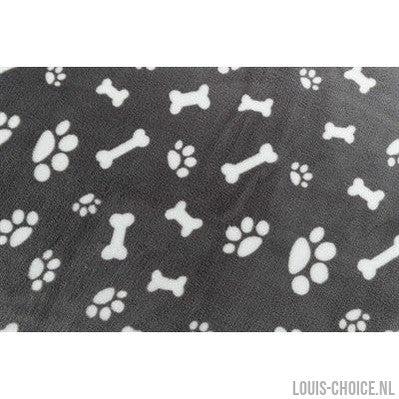 Trixie Hondendeken Kenny Fleece Bot / Pootjes Grijs-TRIXIE-Louis Choice