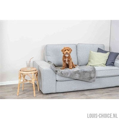 Trixie Hondendeken Levy Pluche Grijs-TRIXIE-Louis Choice