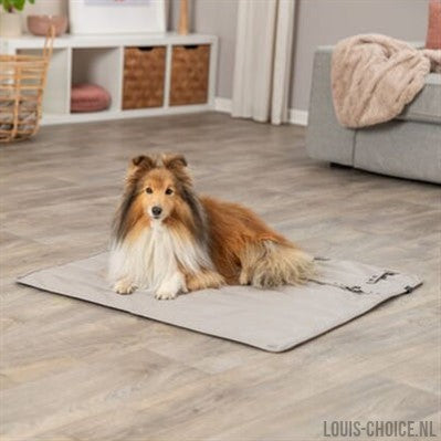 Trixie Hondendeken Reisdeken Citystyle Kunstleer Lichtgrijs-TRIXIE-Louis Choice