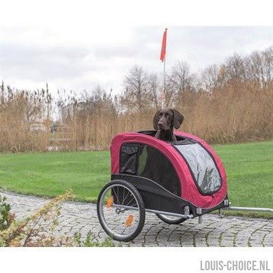 Trixie Hondenfietskar Zwart / Rood-TRIXIE-Louis Choice