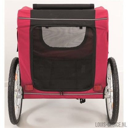 Trixie Hondenfietskar Zwart / Rood-TRIXIE-Louis Choice
