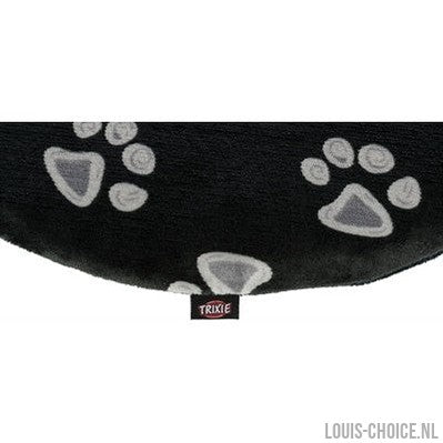 Trixie Hondenkussen Jimmy Ovaal Zwart Met Pootprint-TRIXIE-Louis Choice