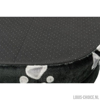 Trixie Hondenmand Jimmy Ovaal Zwart Met Pootprint-TRIXIE-Louis Choice
