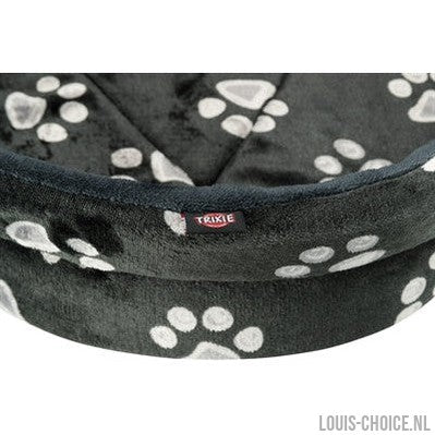 Trixie Hondenmand Jimmy Ovaal Zwart Met Pootprint-TRIXIE-Louis Choice