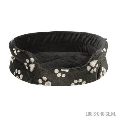 Trixie Hondenmand Jimmy Ovaal Zwart Met Pootprint-TRIXIE-Louis Choice