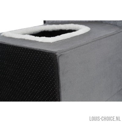 Trixie Hondenmand / Kattenmand Huis Livia Grijs / Wit-TRIXIE-Louis Choice