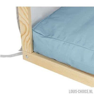 Trixie Hondenmand Tent Lias Hout Zand / Blauw-TRIXIE-Louis Choice
