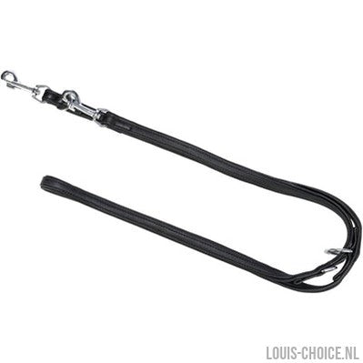 Trixie Hondenriem Politielijn Active Comfort Leer Zwart-TRIXIE-Louis Choice