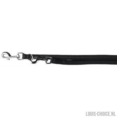 Trixie Hondenriem Politielijn Active Comfort Leer Zwart-TRIXIE-Louis Choice