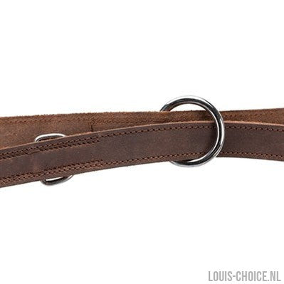 Trixie Hondenriem Rustic Verstelbaar Vetleer Donkerbruin-TRIXIE-Louis Choice