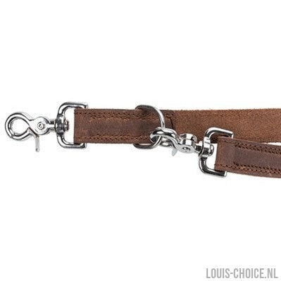 Trixie Hondenriem Rustic Verstelbaar Vetleer Donkerbruin-TRIXIE-Louis Choice
