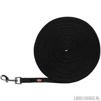 Trixie Hondenriem Sleeplijn Met Rubber Bekleed Zwart-TRIXIE-Louis Choice