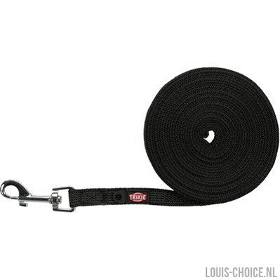 Trixie Hondenriem Sleeplijn Met Rubber Bekleed Zwart-TRIXIE-Louis Choice