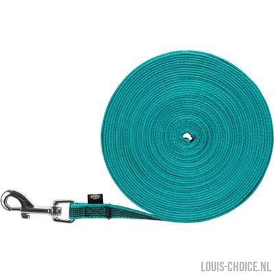 Trixie Hondenriem Sleeplijn Met Rubber Turquoise-TRIXIE-Louis Choice