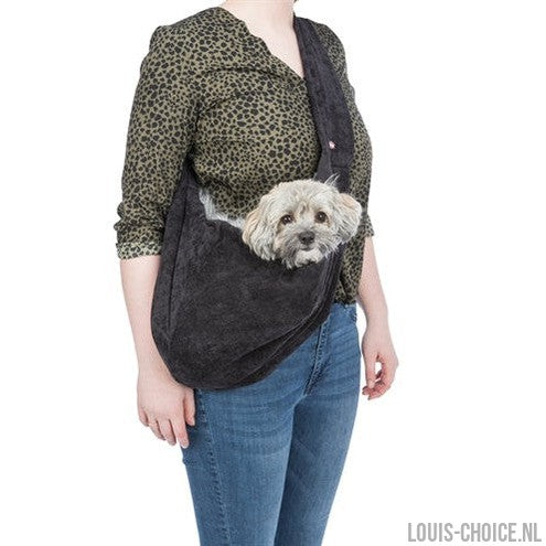 Trixie Hondentas Buikdrager Soft Zwart / Grijs-TRIXIE-Louis Choice