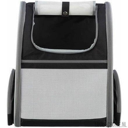 Trixie Hondentas Rugtas Chloe Lichtgrijs / Zwart-TRIXIE-Louis Choice