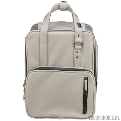 Trixie Hondentas Rugtas Citystyle Kunstleer Lichtgrijs-TRIXIE-Louis Choice