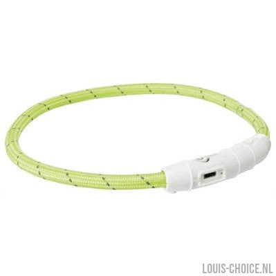 Trixie Lichtgevende Halsband Hond Flash Usb Tpu / Nylon Groen-TRIXIE-Louis Choice