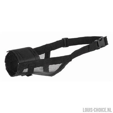 Trixie Muilkorf Polyester Met Gaas Inzet Zwart-TRIXIE-Louis Choice