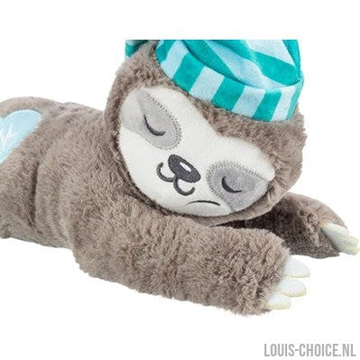Trixie Pluche Luiaard Grijs Met Heartbeat Voor Puppy-TRIXIE-Louis Choice