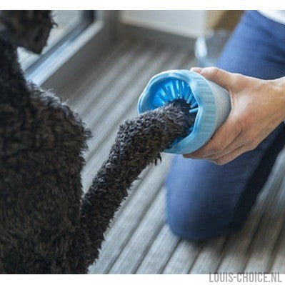 Trixie Pootreiniger Voor De Hond Silicone / Pp Blauw-TRIXIE-Louis Choice
