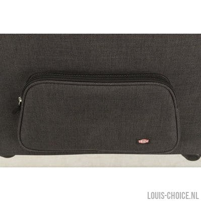Trixie Reismand Trolley Zwart / Lichtgrijs-TRIXIE-Louis Choice